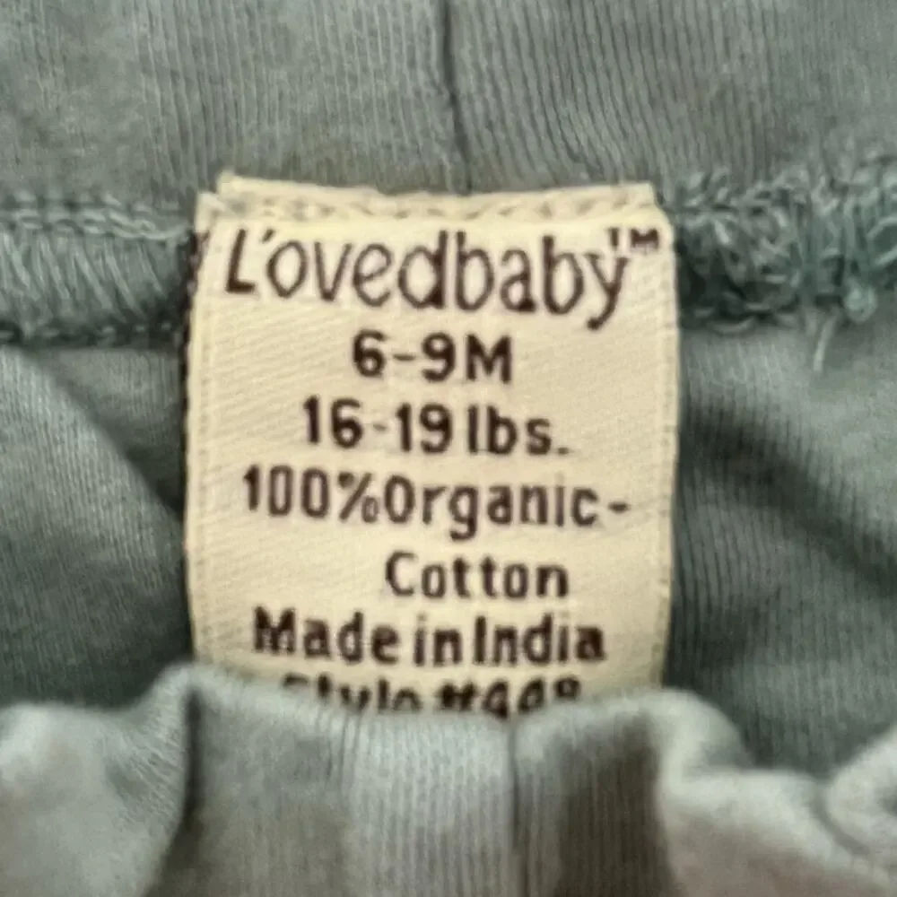 L'oved Baby NWT Organic Bodysuit & Lounge Pants Bundle. 6-9 Months